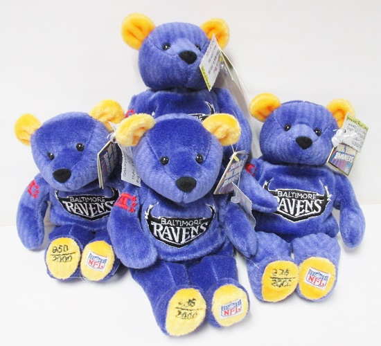 Salvinos Baltimore Ravens #1 NFL Team <br>Commemorative Plush Bear<br>(Click Picture-FULL DETAILS)